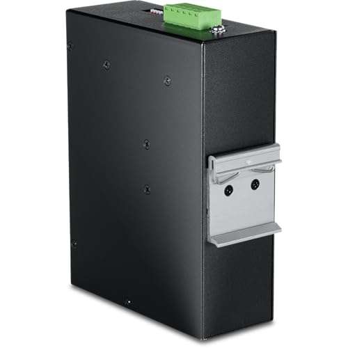 TRENDnet 10-Port Industrial Gigabit L2 Managed PoE+ DINRail Switch 24 – 57V, TI-PG103i, 8 x Gigabit PoE+ Ports, 2 x SFP Ports, 20Gbps, IP40, Ethernet Splitter, NDAA & TAA Compliant 5