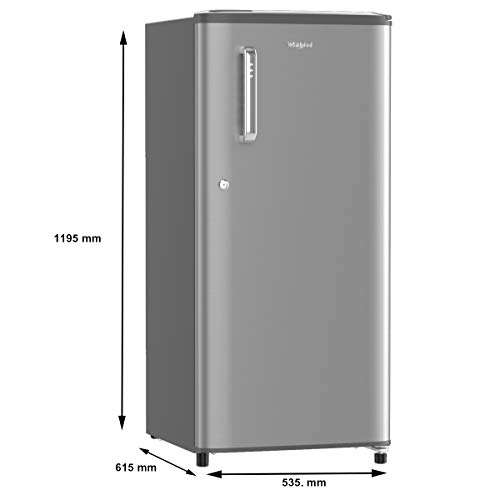 Whirlpool 190 L 3 Star Direct-Cool Single Door Refrigerator (WDE 205 CLS PLUS PRM 3S, Magnum Steel, 2022 Model) 3