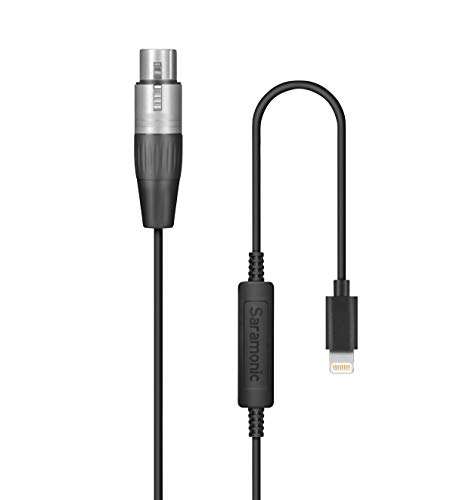 Saramonic XLR Female to Apple Lightning Microphone Interface Cable for iPhone & iPad (LC-XLR) 1