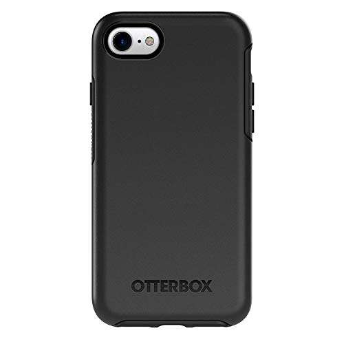 OtterBox iPhone SE 3rd/2nd Gen, iPhone 8/7 (not Compatible with Plus Sized Models) Symmetry Series Case - Black, Ultra-Sleek, Wireless Charging Compatible, Raised Edges Protect Camera & Screen 4