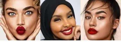 Smudge Proof & Kiss Proof Long Lasting Multi shades Lip Cream Palette 3