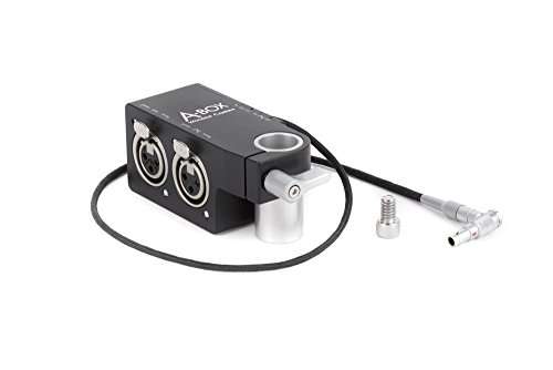 Wooden Camera A-Box for ARRI Alexa Mini Cameras, 5-Pin LEMO Input to Dual XLR Inputs Adaptor