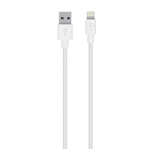 Belkin Apple Certified MIXIT Lightning to USB Cable, 6.6 Feet / 2 Meters (White)