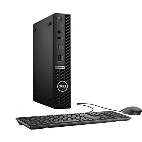Dell OptiPlex 5090 Mini Desktop PC 11th Gen (Intel i5-11500T 6-Core, Intel UHD 750, Ethernet LAN (RJ-45), 16GB RAM, 256GB PCIe SSD, USB 3.2, Wired KYB and Mouse, Win 10 Pro) 5