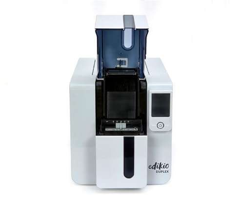 EDIKIO Price Tag Duplex - Card Printing Pack - Durable, Easy-to-Clean, Customizable Price Tag - Color and Monochrome Printing in Multiple formats - Includes Printer, Design Software, Cards and Ribbon 3