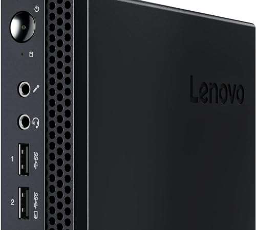 Lenovo ThinkCentre M625q Mini Desktop Computer (AMD E2-9000e 2-Core, 8GB RAM, 256GB PCIe SSD, Keyboard & Mouse, Integrated Graphics, 3 USB, 2 Display Port, Win 11 Pro) w/DKZ Hub USB Port Expander 5