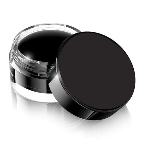 Seven Seas HD Gel Kajal, Eyebrows & eyeliner your eyes | Long Lasting| Waterproof & Smudge | Proof Black Kajal 1