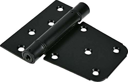 Hillman 853348 Heavy-Duty Spring Gate T Hinge, Black 1