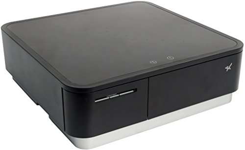 Star Micronics mPOP Integrated Receipt Printer & Cash Drawer with Tablet Stand - Black 6
