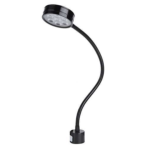 Qinlorgo Gooseneck Lamp, Work Desk Light, LED Desk Light Black Goose-Neck for Punching Machine Car Repair Workshop Drilling Machine Equipment 3