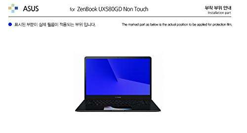 Healingshield Screen Protector Film Cover Compatible with Asus Zenbook UX580GD Non Touch PHAA1266_Laptop 3
