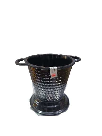 Small bucket melamine (5.6inch) Black (1) 1