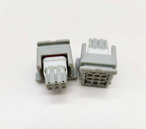 Davitu Cables, Adapters & Sockets - 6 hole waterproof automotive connector 90980-12790 for reversing radar camera plug - (Color Name: 50pcs) 3