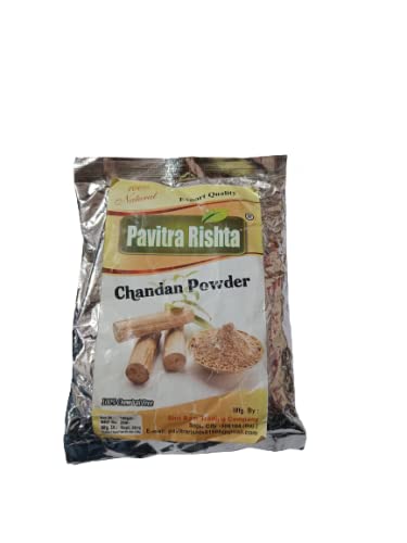 Pavitra Rishta Industry Naturals Pure Sandalwood Powder for Face Masks and Skin Care (100 gm)