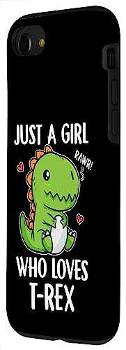 Just A Girl Who Loves T-Rex Funny Dino T-Rex Costume Case for iPhone SE (2020) / 7 / 8 2