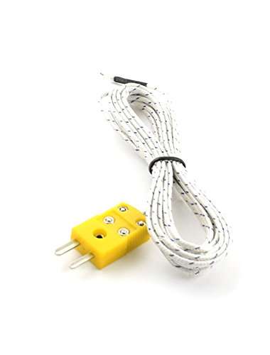 uxcell 10ft K-Type Temperature Testing Thermocouple Sensor Wire -50C to +200C 2