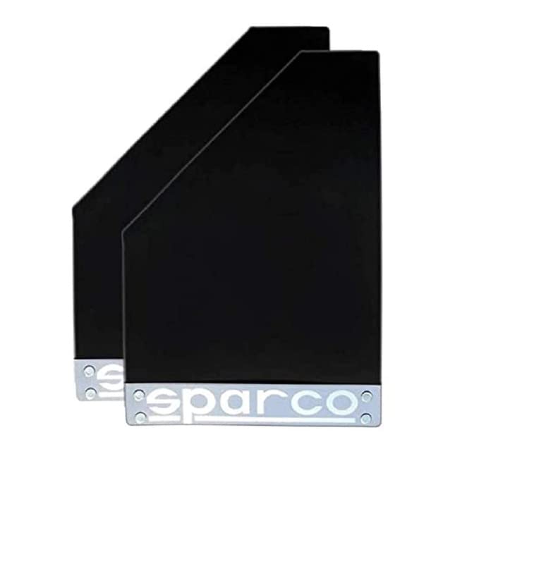 Vocado Black Sparco Car Plastic Mud Flap for Toyota Land Cruiser (Set of 2) 1