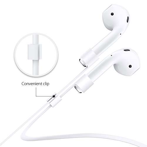 Spigen RA100 Designed for AirPods Strap for Apple Airpods 1 & 2 [NOT Compatible with Airpods Pro] - White 6