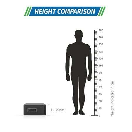 Godrej Security Solutions Godrej Nx Pro Digital (25L) Ebony Home Locker, Brown 5