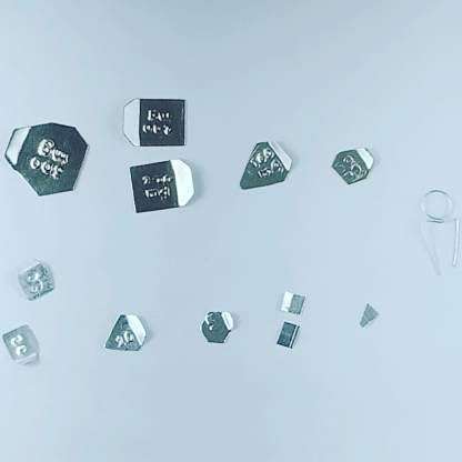 BELLO Analytical Weight Box - 1mg to 100gm - Brass Chrome Finish Weights - Highly Accurate 4