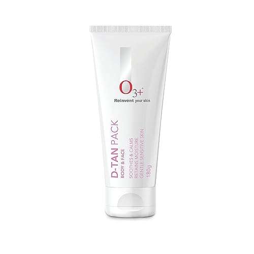O3+ D-TAN Pack For Instant Tan Removal For all skin Types 180 gm 1