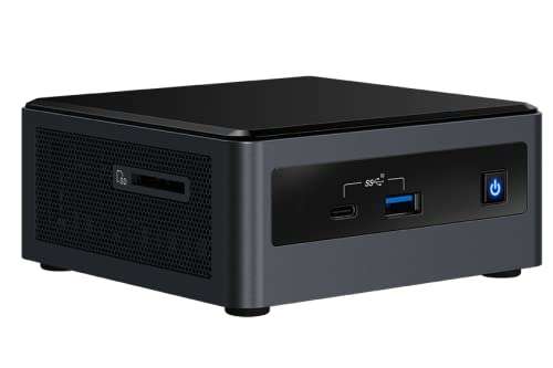 Intel NUC NUC10i7FNH1 Mini PC/HTPC, Six-Core i7- Up to 4.7GHz, DDR4 RAM Expandable up to Premium 64GB RAM + 2TB NVMe M.2 SSD, WiFi 6, Bluetooth 5.0, Thunderbolt 3, 4K Support, Triple Monitor Capable 4
