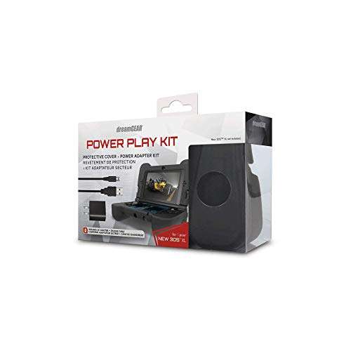dreamGEAR Power Play Kit Accessories: Compatible with Nintendo NEW 3DS XL, 3-In-1 Bundle, Soft Comfort Grip Case, Charging Cable, AC Adapter, Black 6