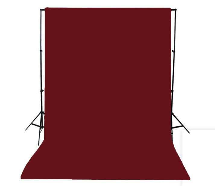 Giftmax Single Holder Umbrella Lighting Kit with Umbrella Studio Light with Backdrop Cloth Screen Photo Background Backdrop Stand Support System (Single Holder Kit + Maroon Screen) 4