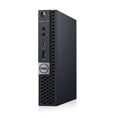 Dell OP7060MFFJW1Y4 OptiPlex 7060 Micro PC with Intel Core i7-8700T 2.4 GHz Hexa-core, 16GB RAM, 256GB SSD, Windows 10 Pro 64-bit (Renewed) 4