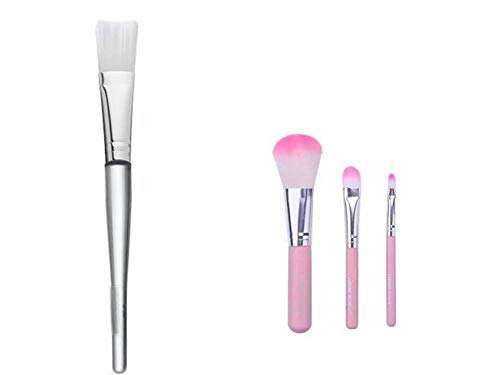 Verite Professional Transparent Face Pack Brush Combo with 3 Makeup brush Set 1
