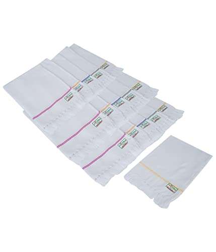 Ramraj 100% Cotton Assorted Napkin (Pack of 16) 1