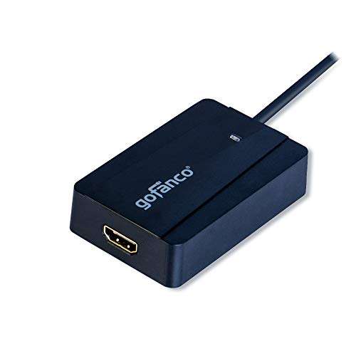 gofanco USB 3.0 to HDMI Video Graphics Adapter for Multiple Monitors - Up to 2560x1440 for Windows and macOS, DisplayLink Chip, Includes HDMI-to-DVI Adapter, USB 3.0 Video Adapter (USB3HDMI) 4