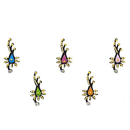 Comet Busters Beautiful Multicolor Designer Bindi (BIN1559) 1