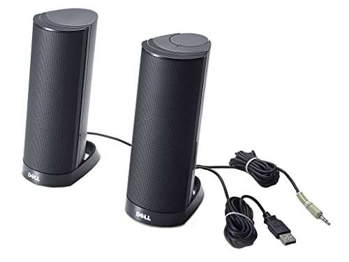 Dell AX210 Black USB Stereo Speaker System