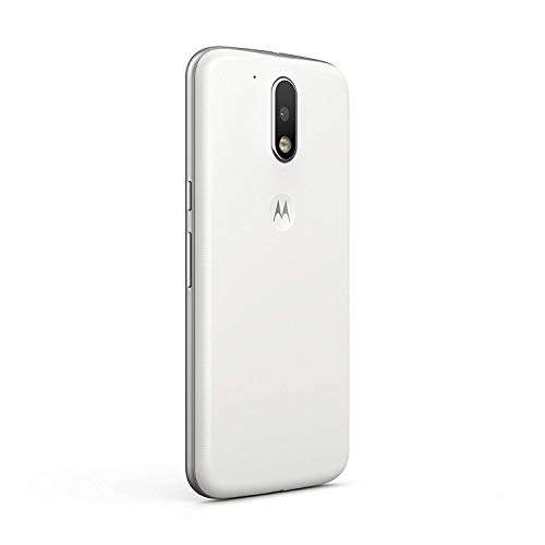 Motorola Moto G4 Plus XT1642 4G LTE Octacore Fingerprint (GSM Only, No CDMA) International Version (White) (White, 32GB) 2