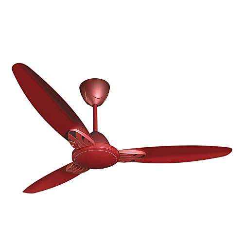 Crompton Metal Seno Prime 36-Inch Ceiling Fan (Maroon Matt)