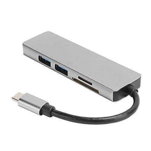 5 in 1 USB-C Splitter, Fast Power Delivery Charging 4K HD Video Type‑C Adapter for Laptops 1