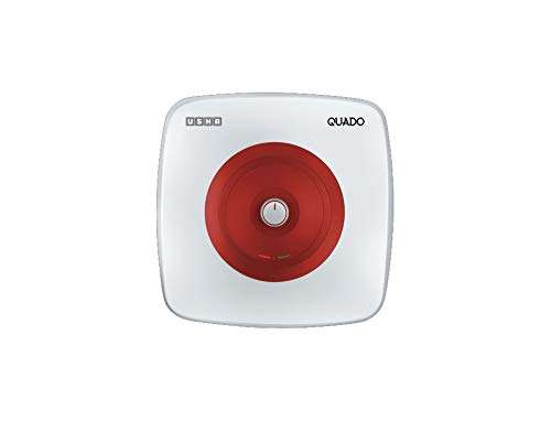 USHA Quado Storage 25-Litre Vertcle Water Heater 5 Star (White Wine)