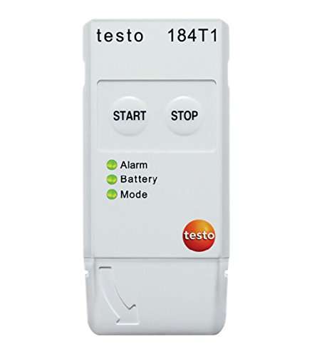 Testo 184-T1 Single Use Temperature Data Logger for Transporting Food, Pharma, Flowers and deep Frozen Foods