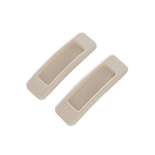Dpprdl Door Handles Plastic Glass Window Cabinet Drawer Tools Auxiliary Door Handles Sliding Door Handle White Gray Portable, 2 P Color : C(2pc) 1