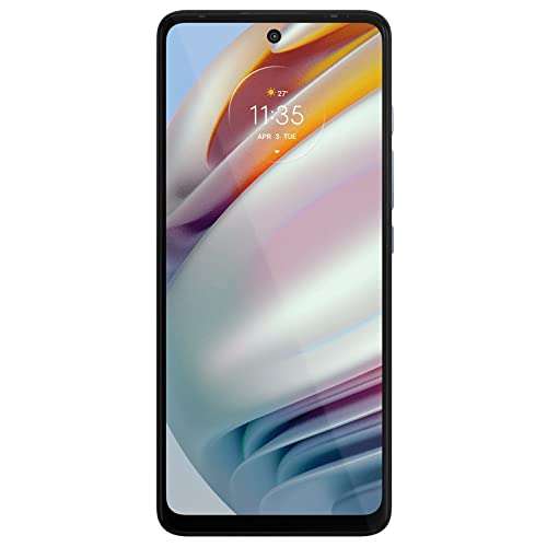Motorola Moto G60 (128GB, 6GB) 6.8" 120Hz, 108MP Camera, Snapdragon 732, GSM Unlocked (T-Mobile, AT&T, Metro, Global) 4G LTE International Model XT2135-2 (w/Fast Car Charger, Dynamic Gray) 5