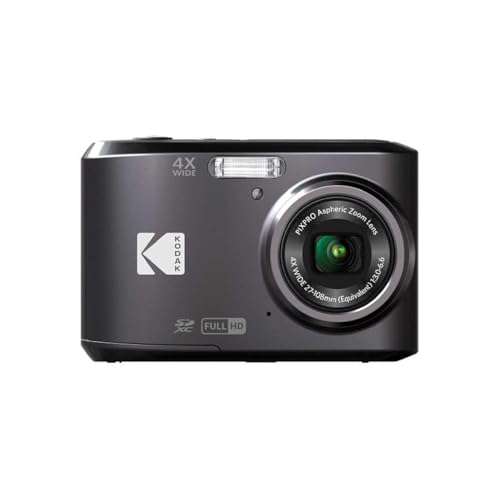 Kodak PIXPRO Friendly Zoom FZ43-BK 16MP Digital Camera with 4X Optical Zoom and 2.7" LCD Screen (Black)