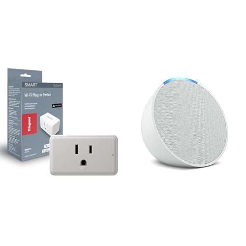 Echo Pop (Newest Model) with Legrand Radiant Smart Plug 1