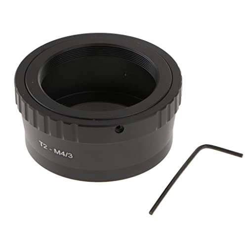 IVELECT T2 Mount Lens Adapter to Micro 4/3 for Olympus Panasonic Cameras Telescope 4