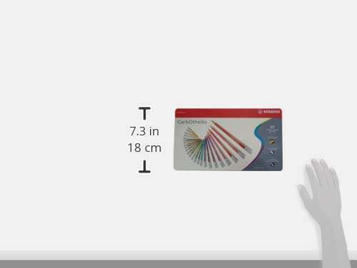 STABILO Chalk-Pastel Artist Colored Pencil CarbOthello ARTY Tin Set of 60, Eraser, Sharpener, Blender - Watercolor Effects 3