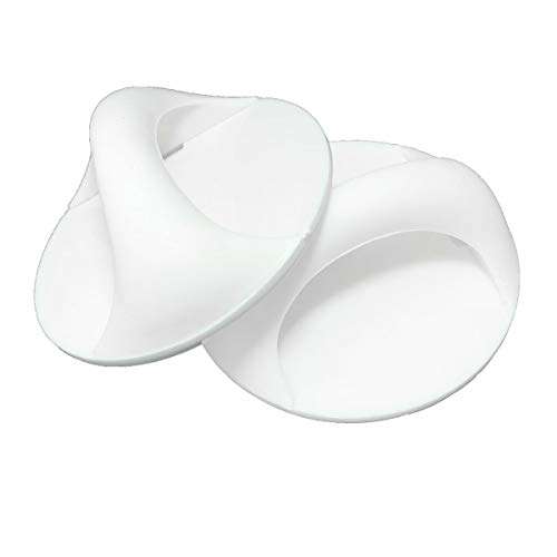 DTTRA 2Pcs 3.54x3.54x1.78 Inch Multi-Function Wide-Purpose Door and Window Auxiliary Handle Simple Paste Small Handle Household Cabinet Door Safety Door Handle 1