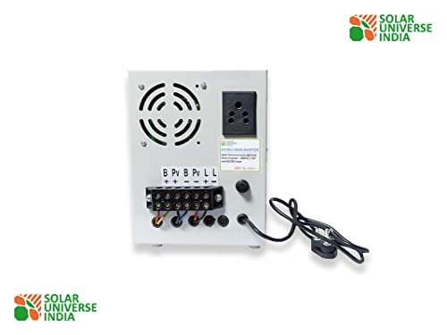 SOLAR UNIVERSE INDIA Off Grid Solar Inverter - 100VA / 12V and AC/DC Input 5