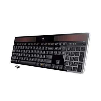 Logitech K750 Solar Wireless Keyboard USB - Black (1 pack) (K750)
