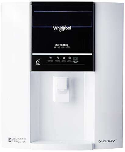Whirlpool Purasense 7 L Ro + Uv + Uf + Tds Water Purifier (with Do-It-Yourself Filter Replacement Technology), White