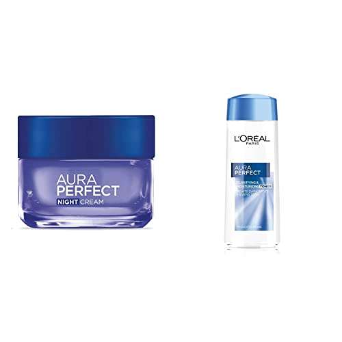 L'Oreal Paris White Perfect Night Cream, 50ml & L'Oreal Paris White Perfect Whitening & Moisturizing Toner, 200ml